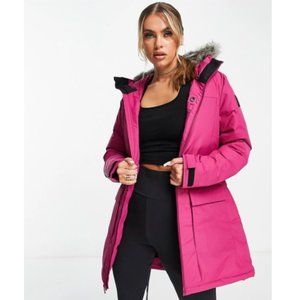 NWT ADIDAS ORIGINALS Outdoor Xploric Parka Jacket In Power Berry-pink Large